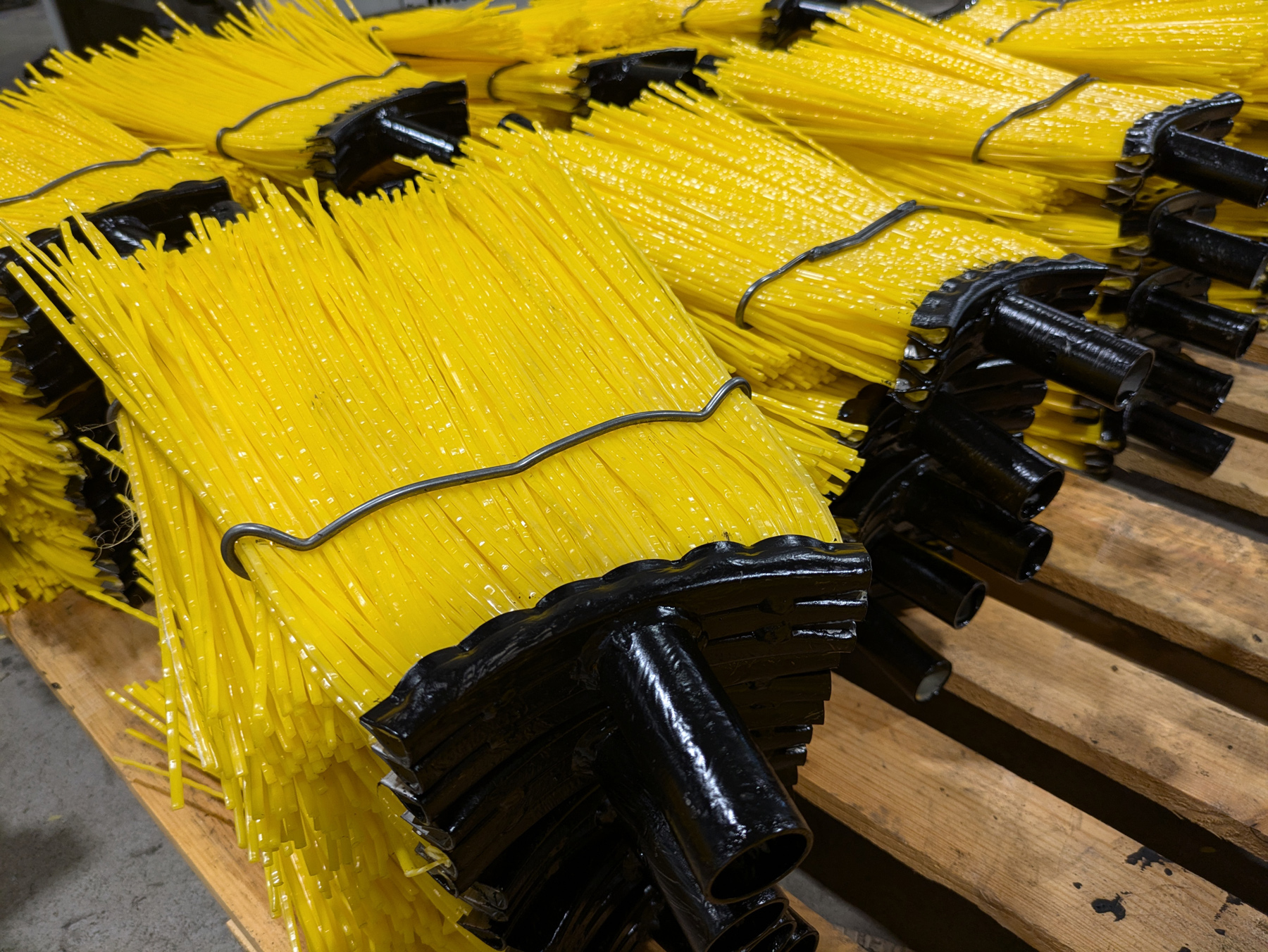 Hand-brooms-railway-maintenance